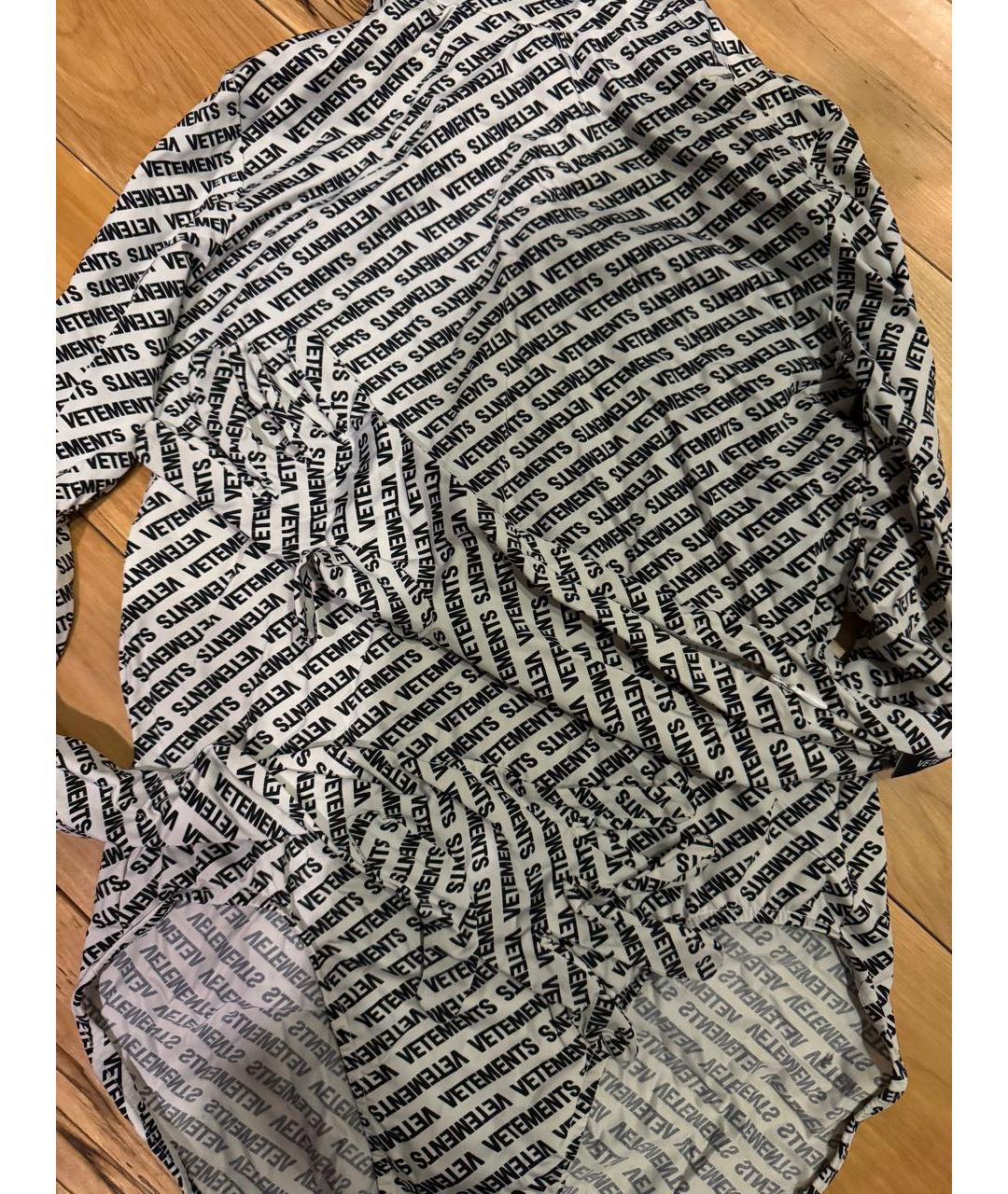 VETEMENTS Белое полиэстеровое боди, фото 2