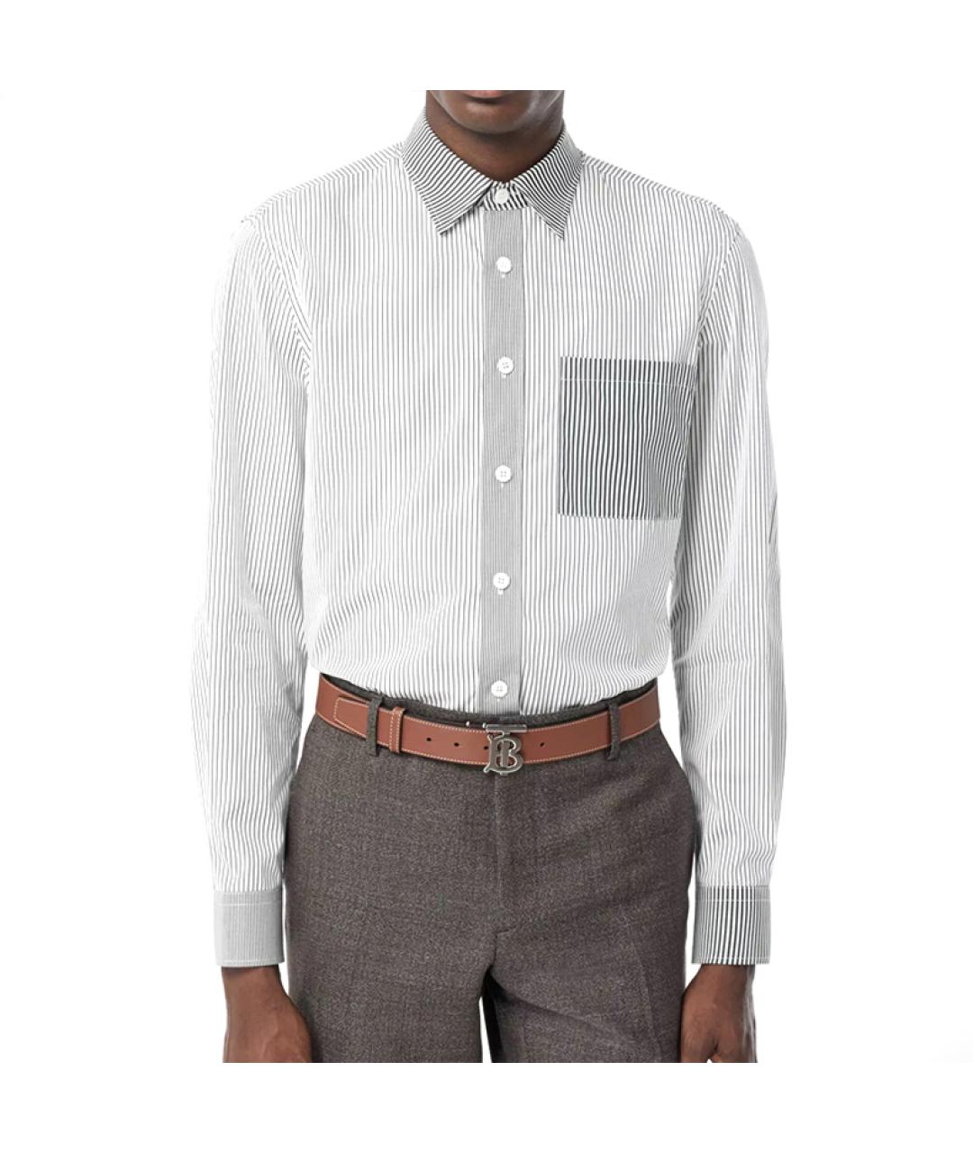 BURBERRY Мульти хлопковая кэжуал рубашка, фото 2