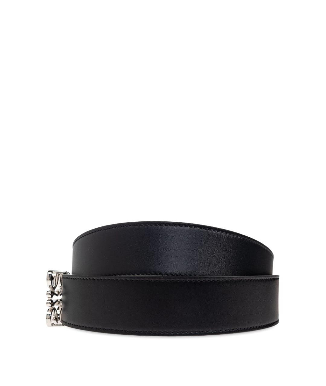LOEWE Черный кожаный ремень, фото 3