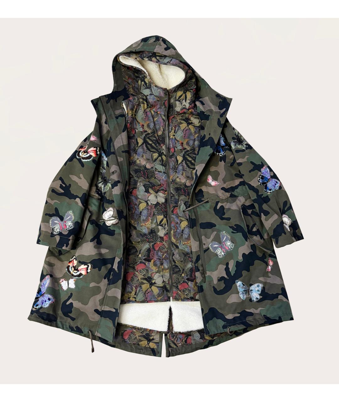 VALENTINO Хаки хлопковая парка, фото 3