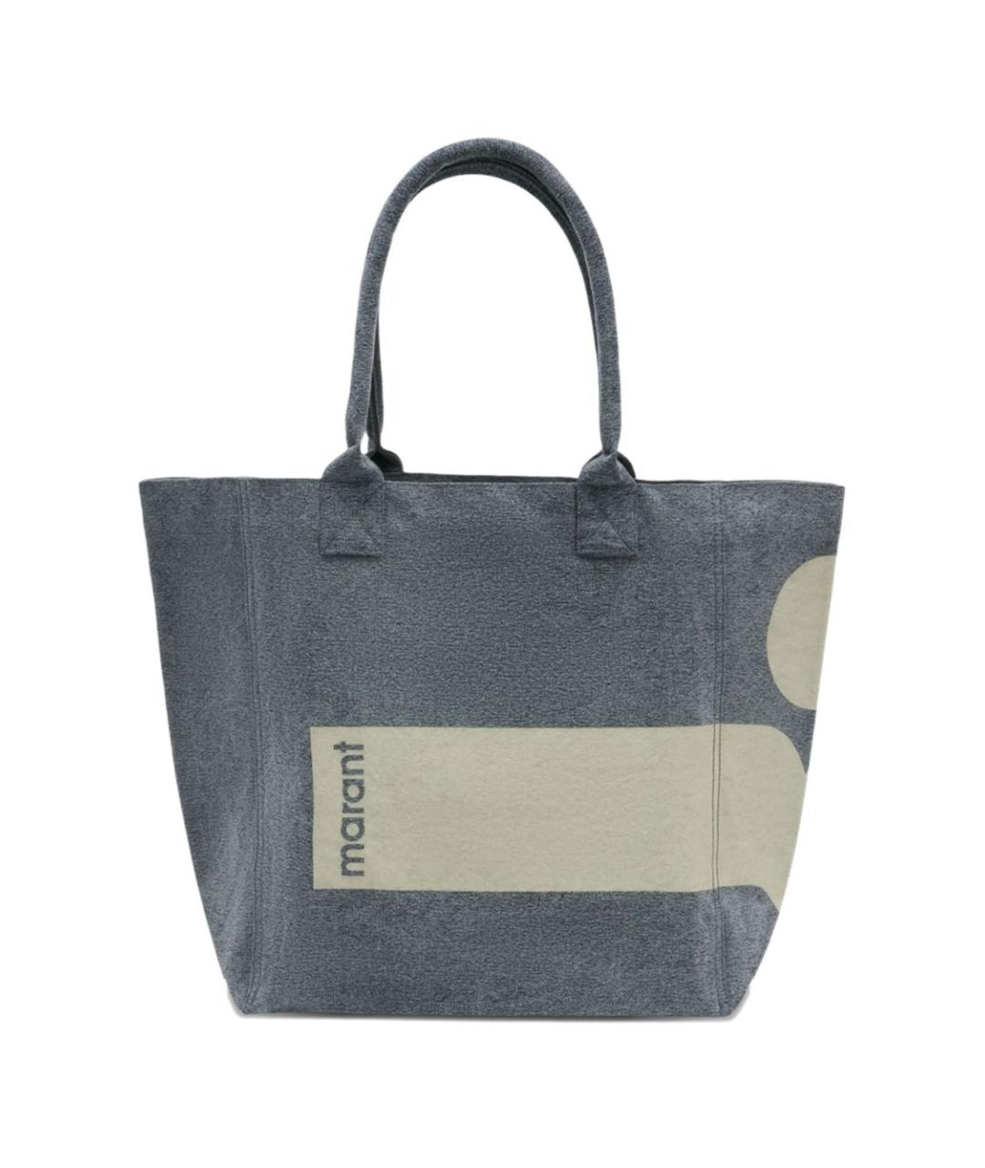 ISABEL MARANT Черная хлопковая сумка тоут, фото 1