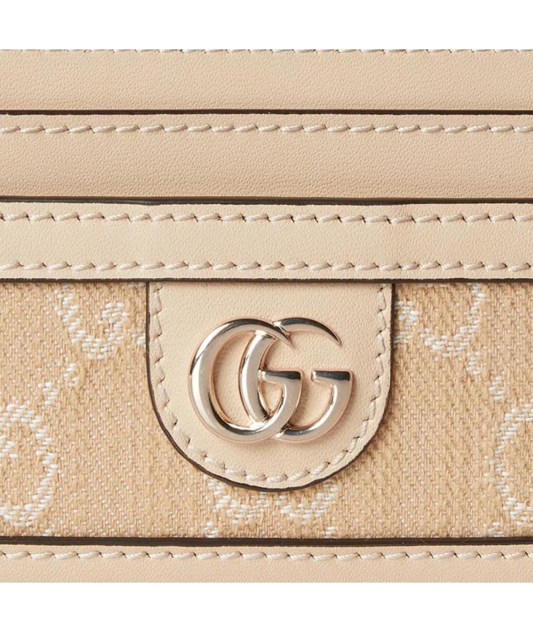 GUCCI Бежевый кардхолдер, фото 5