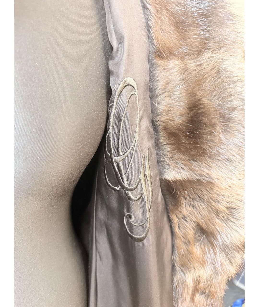 GUCCI Коричневая меховая шуба, фото 5