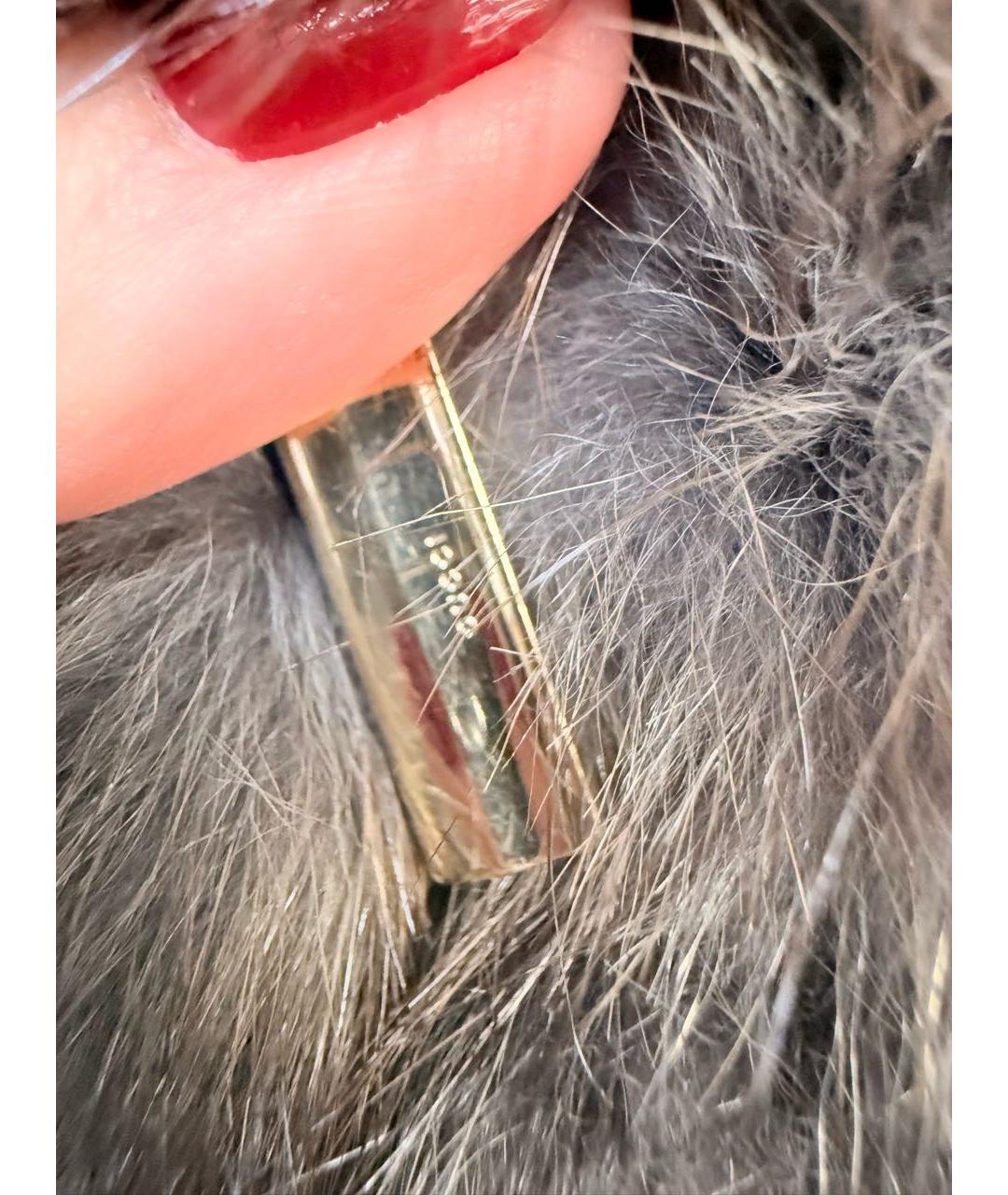 GUCCI Коричневая меховая шуба, фото 4