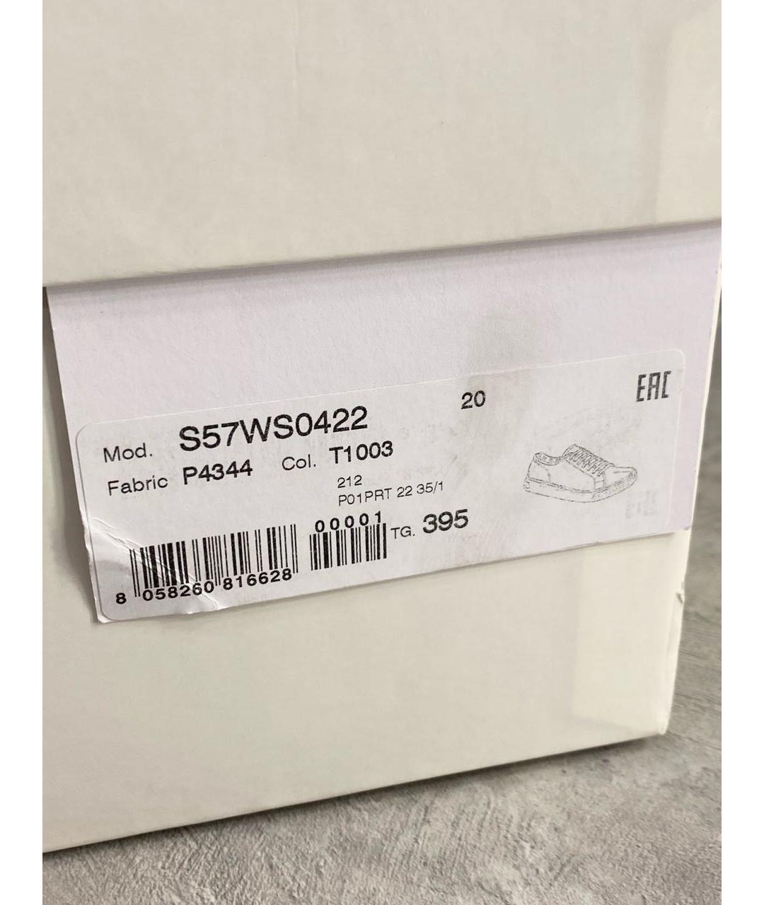 MAISON MARGIELA Белые кожаные кеды, фото 8