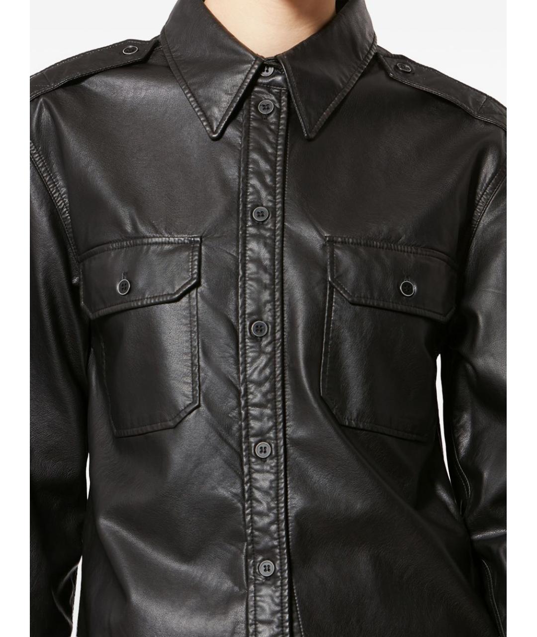 ISABEL MARANT ETOILE Черная полиэстеровая рубашка, фото 4