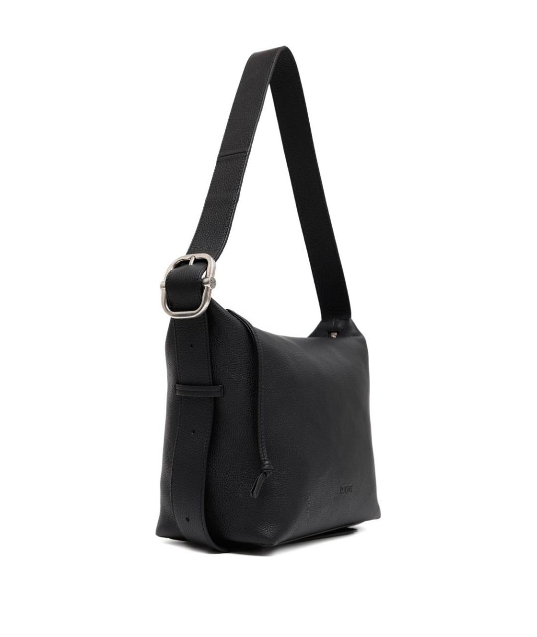 LOEWE Черная кожаная сумка на плечо, фото 3