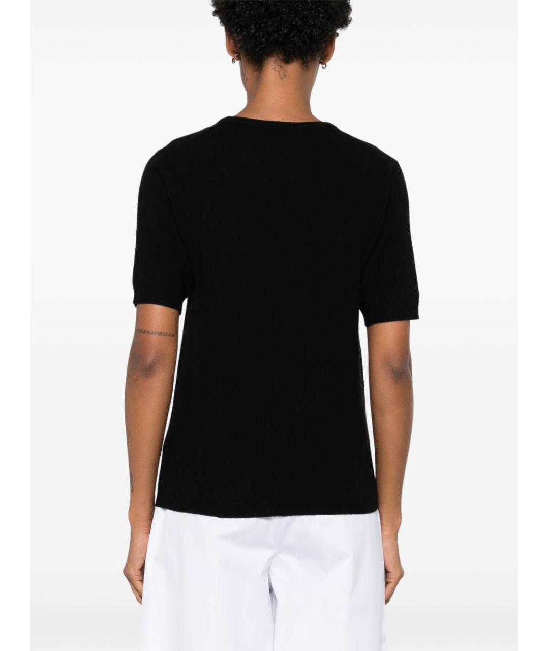 SOFT GOAT Черный кашемировый джемпер / свитер, фото 5