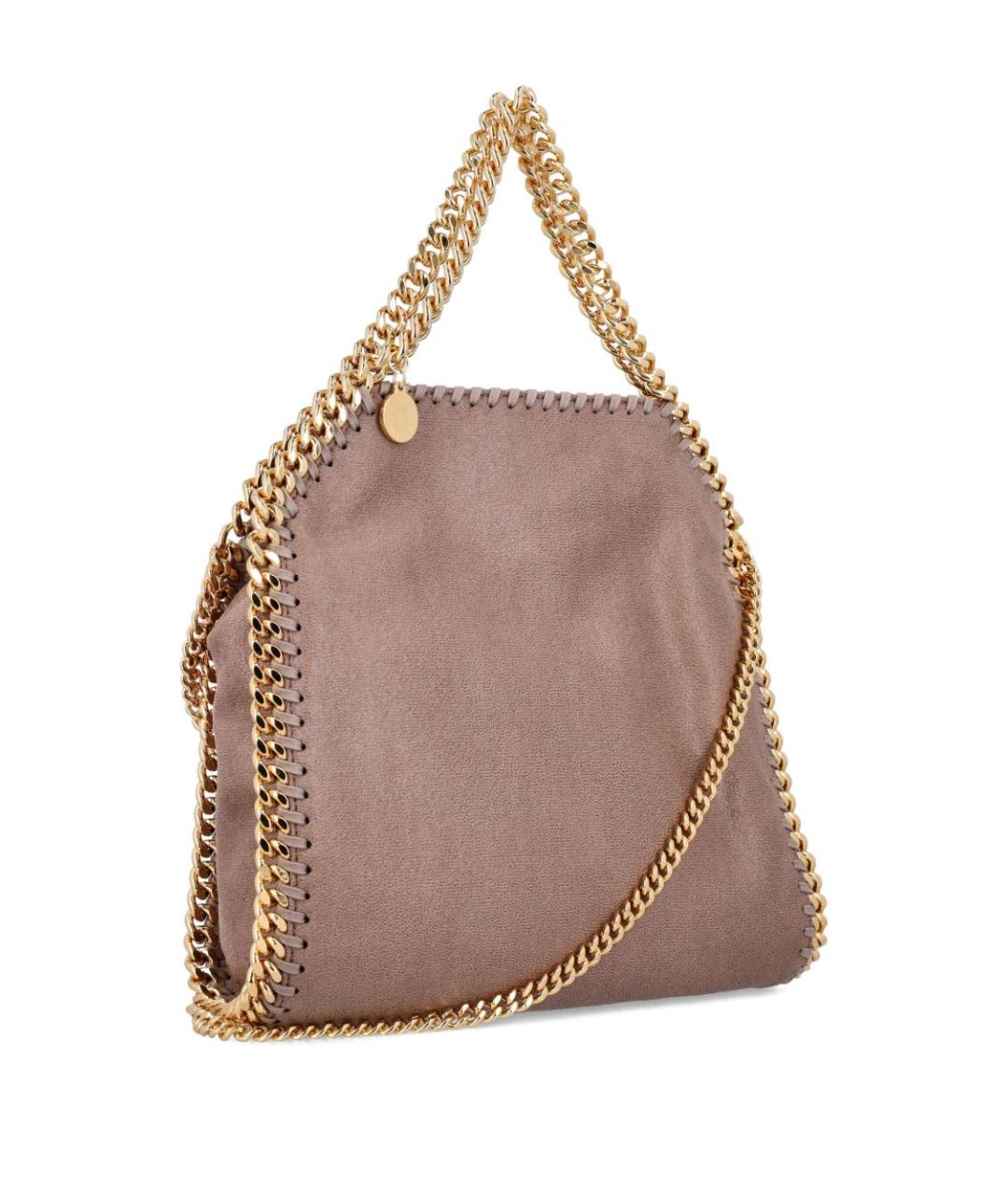 STELLA MCCARTNEY Бежевая синтетическая сумка тоут, фото 2