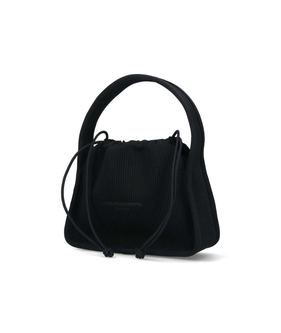 ALEXANDER WANG Черная синтетическая сумка тоут, фото 2