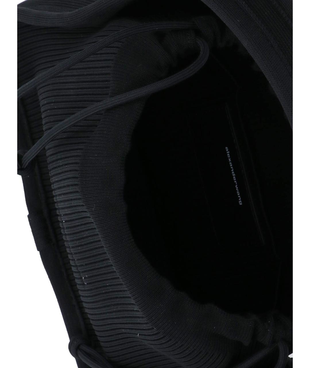 ALEXANDER WANG Черная синтетическая сумка тоут, фото 4