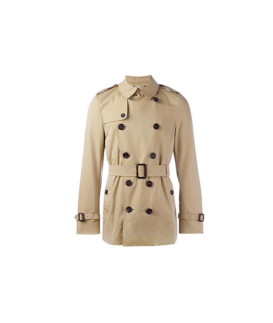 BURBERRY Хаки тренч / плащ, фото 1