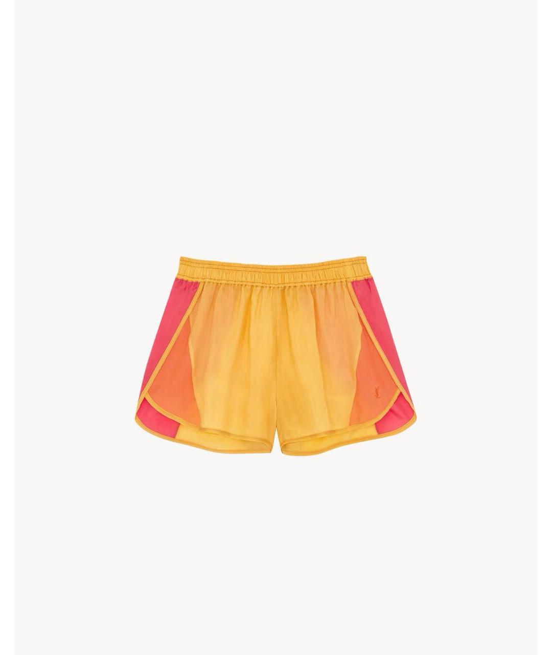 SAINT LAURENT Оранжевое шорты, фото 4