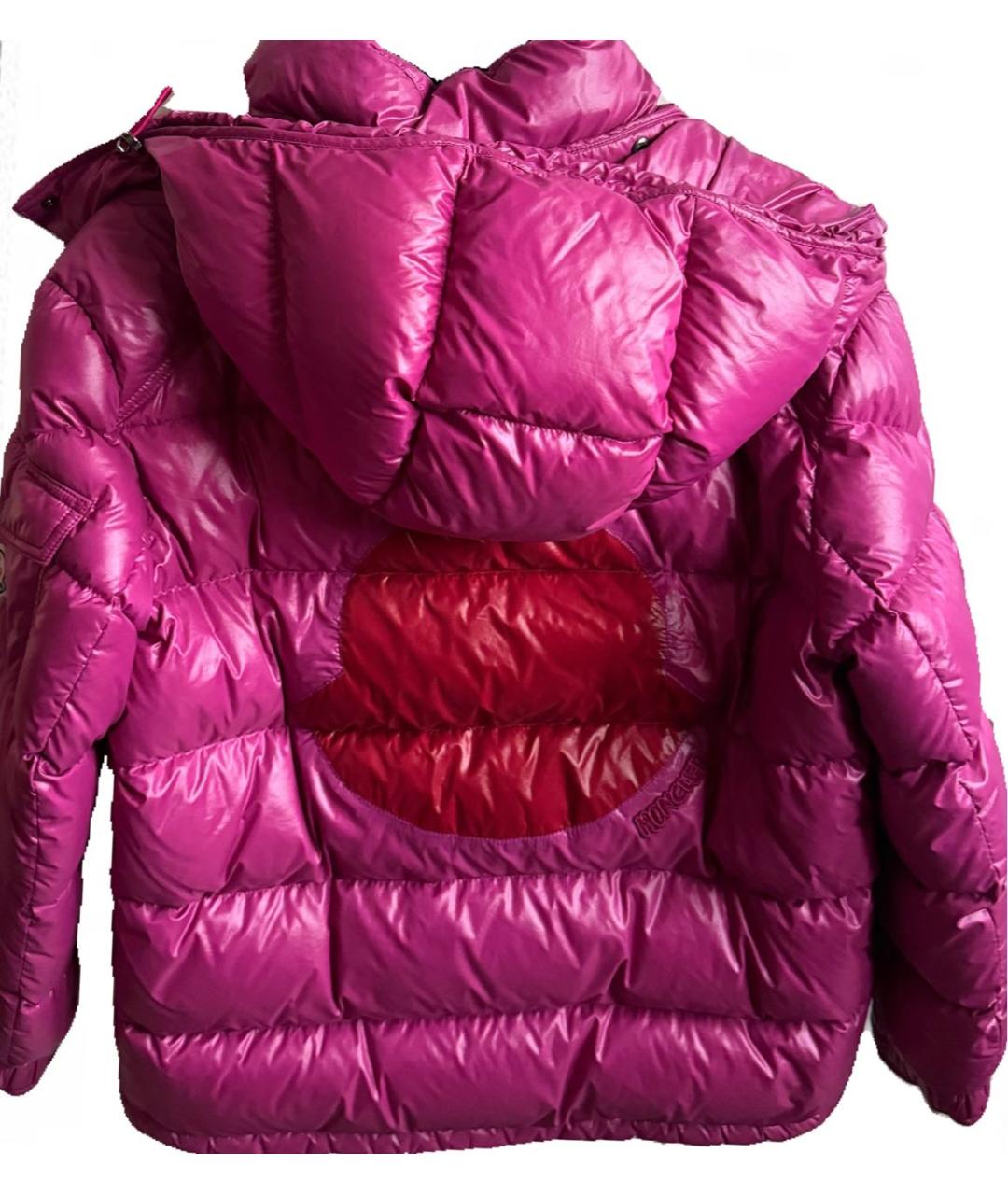 MONCLER Розовый пуховик, фото 3
