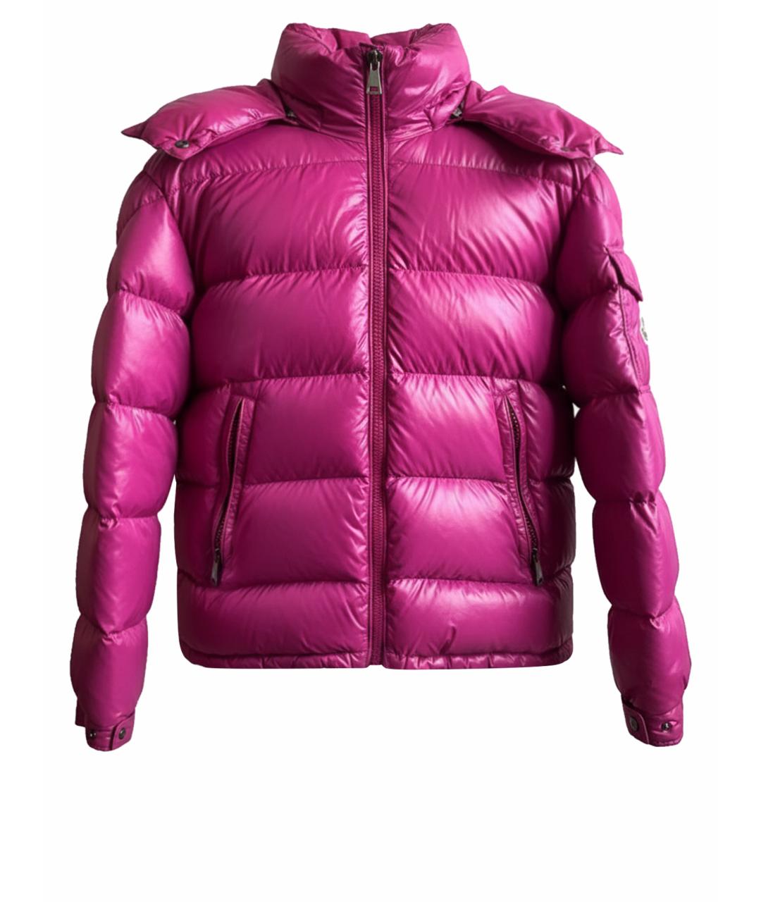 MONCLER Розовый пуховик, фото 1