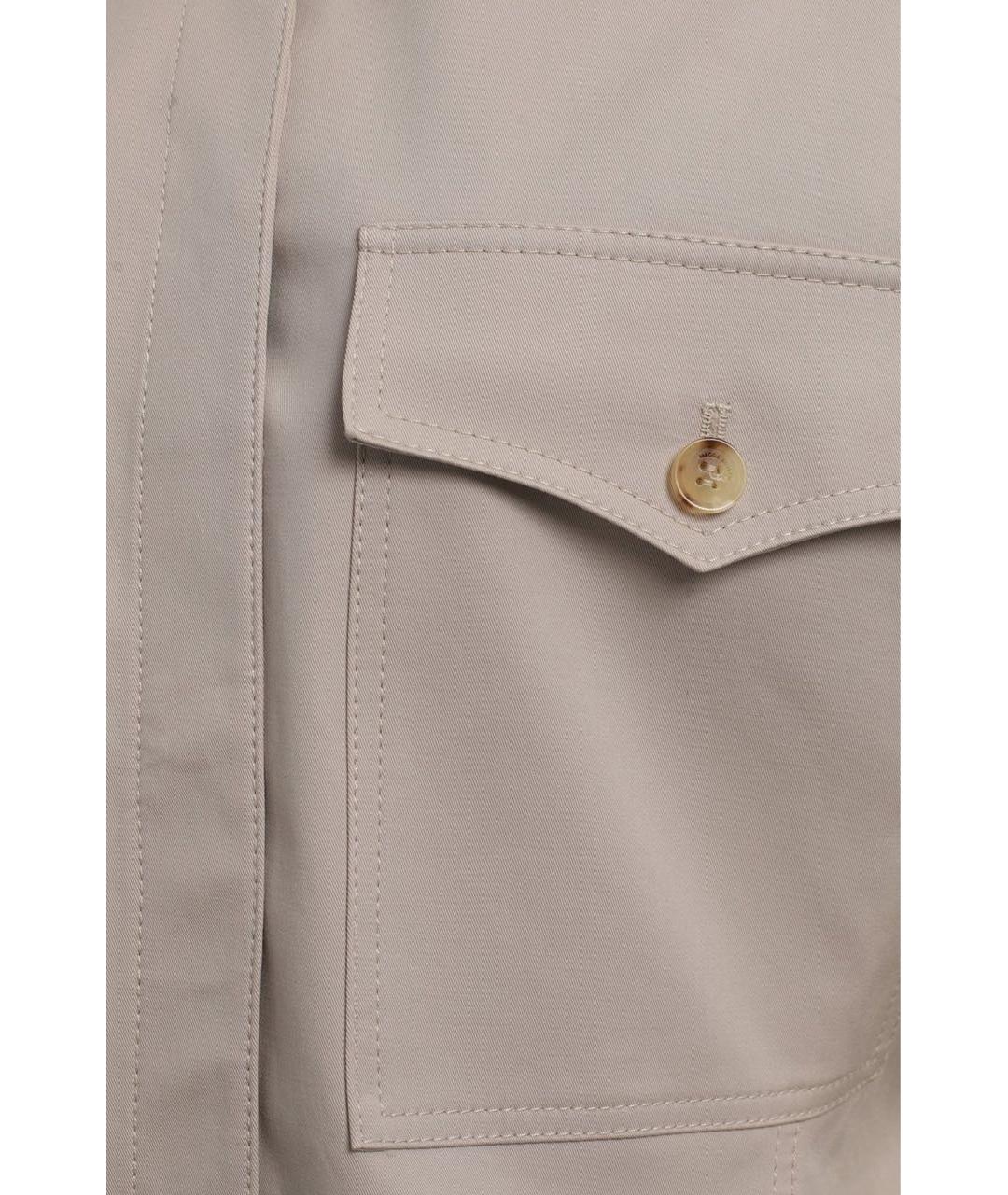 MAGDA BUTRYM Серый хлопковый жакет/пиджак, фото 3