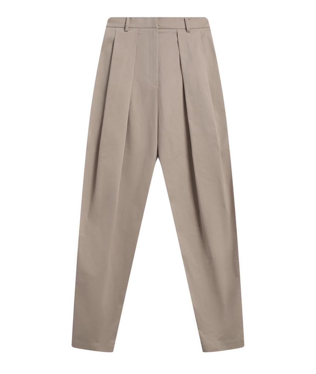 MAGDA BUTRYM Серые хлопковые брюки широкие, фото 1