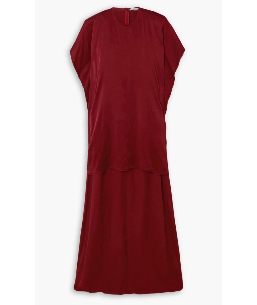 STELLA MCCARTNEY Бордовое вечернее платье, фото 4