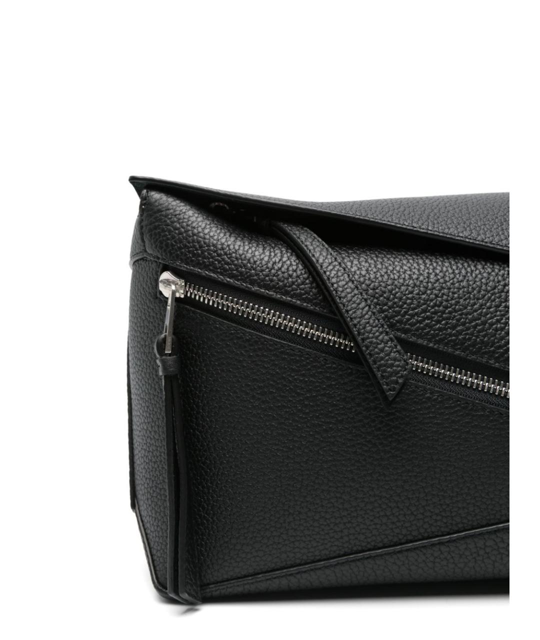 LOEWE Черная кожаная сумка на плечо, фото 5