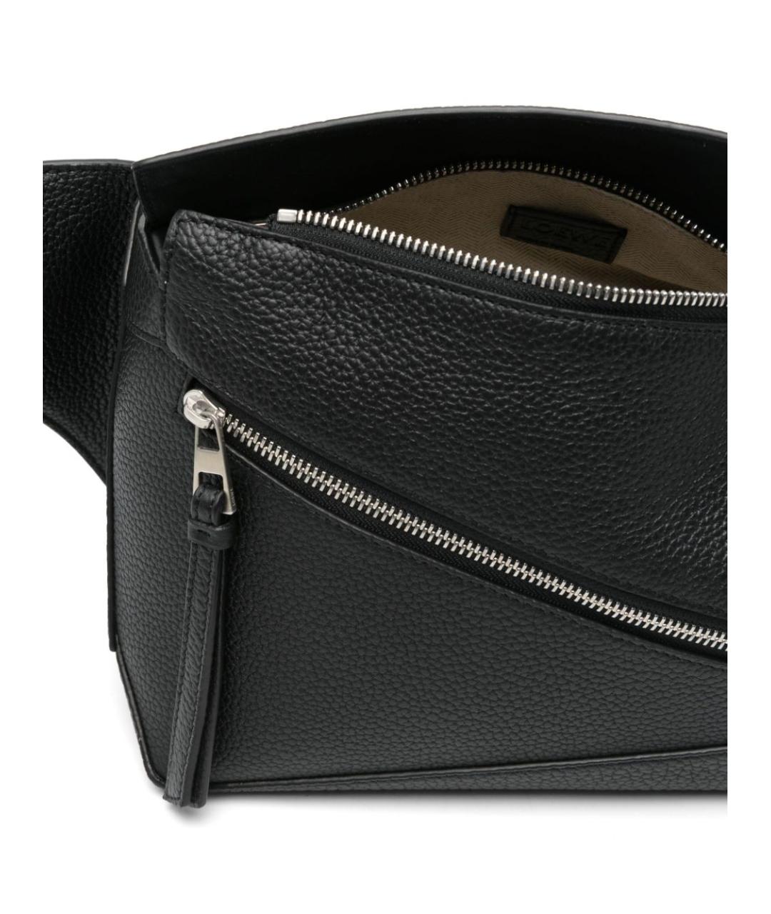 LOEWE Черная кожаная сумка на плечо, фото 2