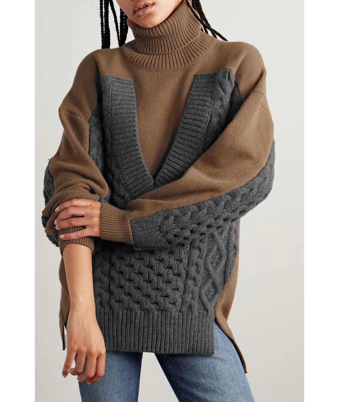 STELLA MCCARTNEY Коричневый джемпер / свитер, фото 3