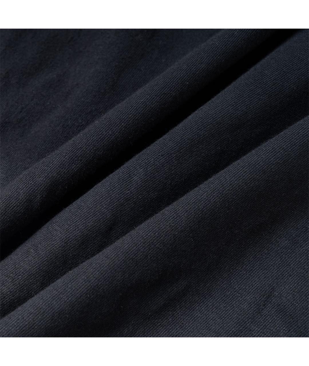 BALENCIAGA Черная хлопковая футболка, фото 5