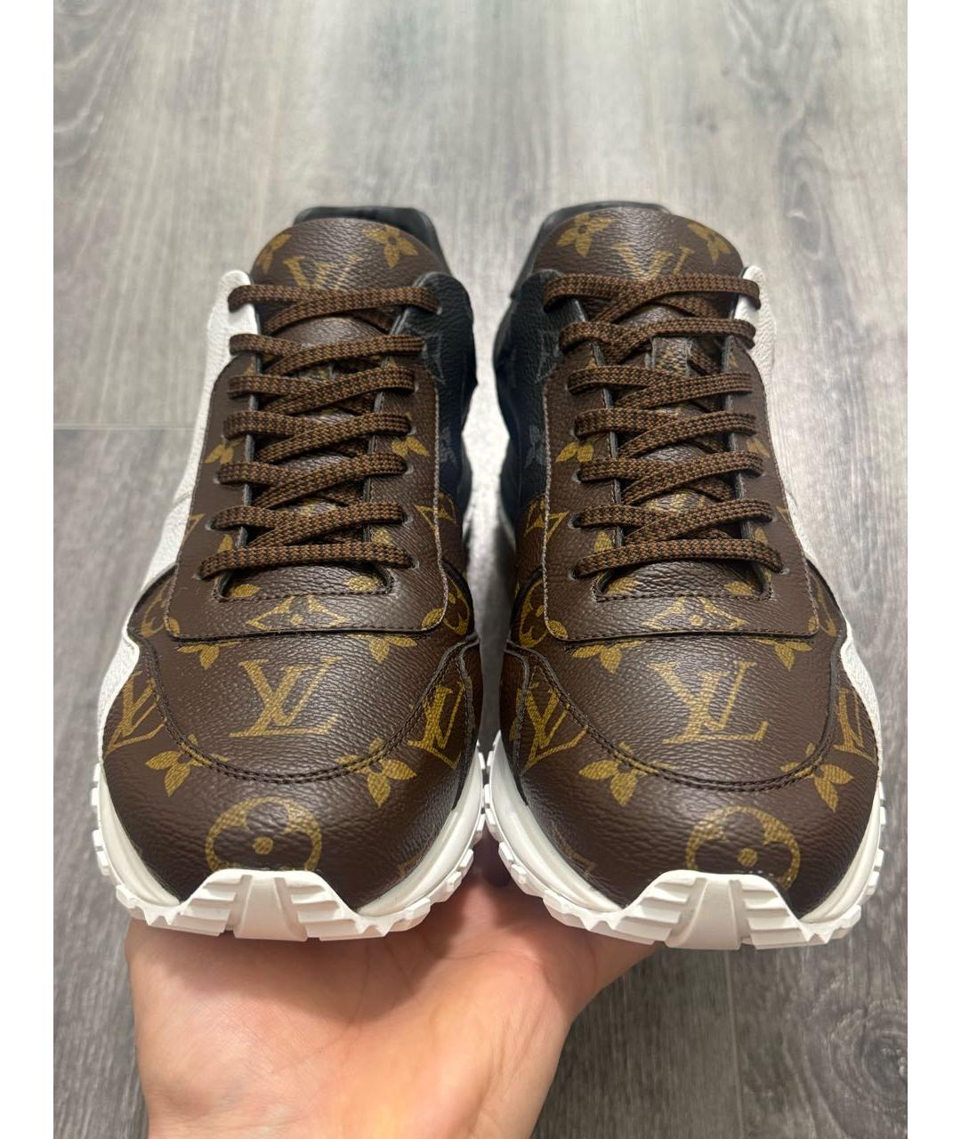 LOUIS VUITTON Коричневые низкие кроссовки / кеды, фото 2