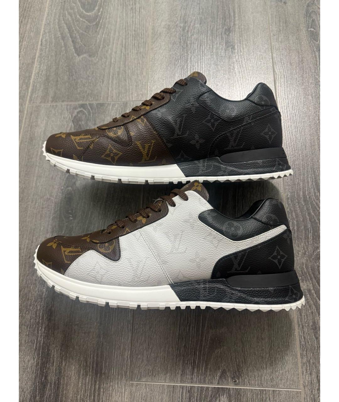 LOUIS VUITTON Коричневые низкие кроссовки / кеды, фото 9
