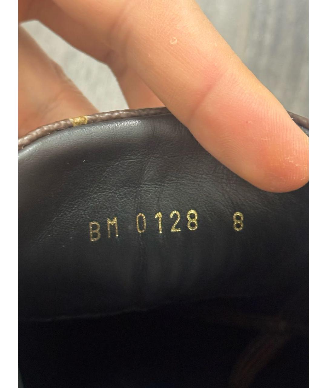 LOUIS VUITTON Коричневые низкие кроссовки / кеды, фото 6