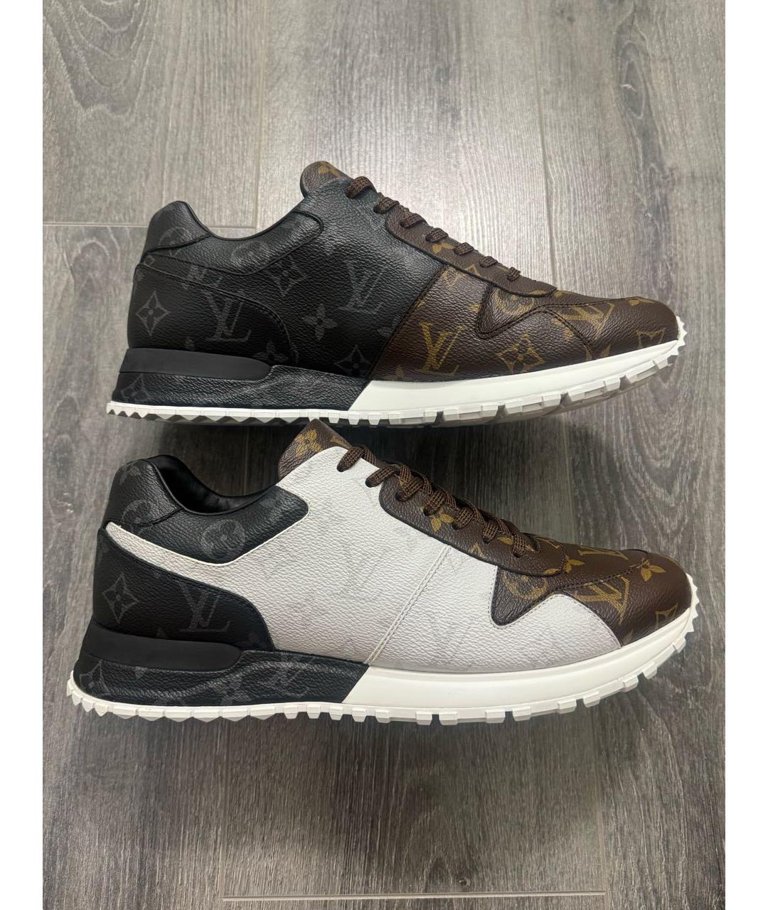 LOUIS VUITTON Коричневые низкие кроссовки / кеды, фото 5