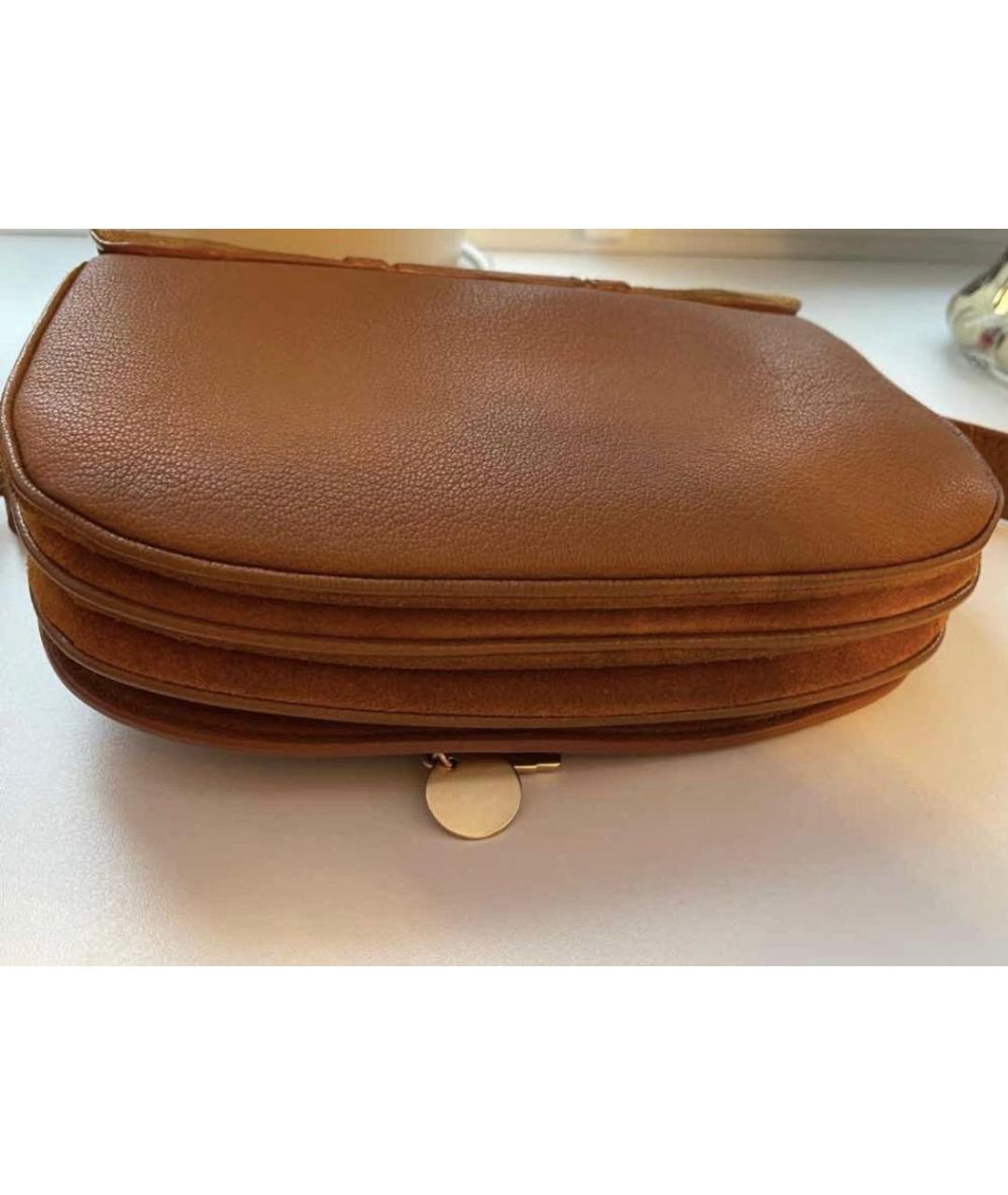 SEE BY CHLOE Горчичная замшевая сумка через плечо, фото 3