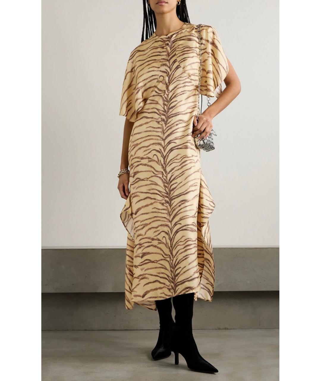 STELLA MCCARTNEY Бежевое коктейльное платье, фото 2