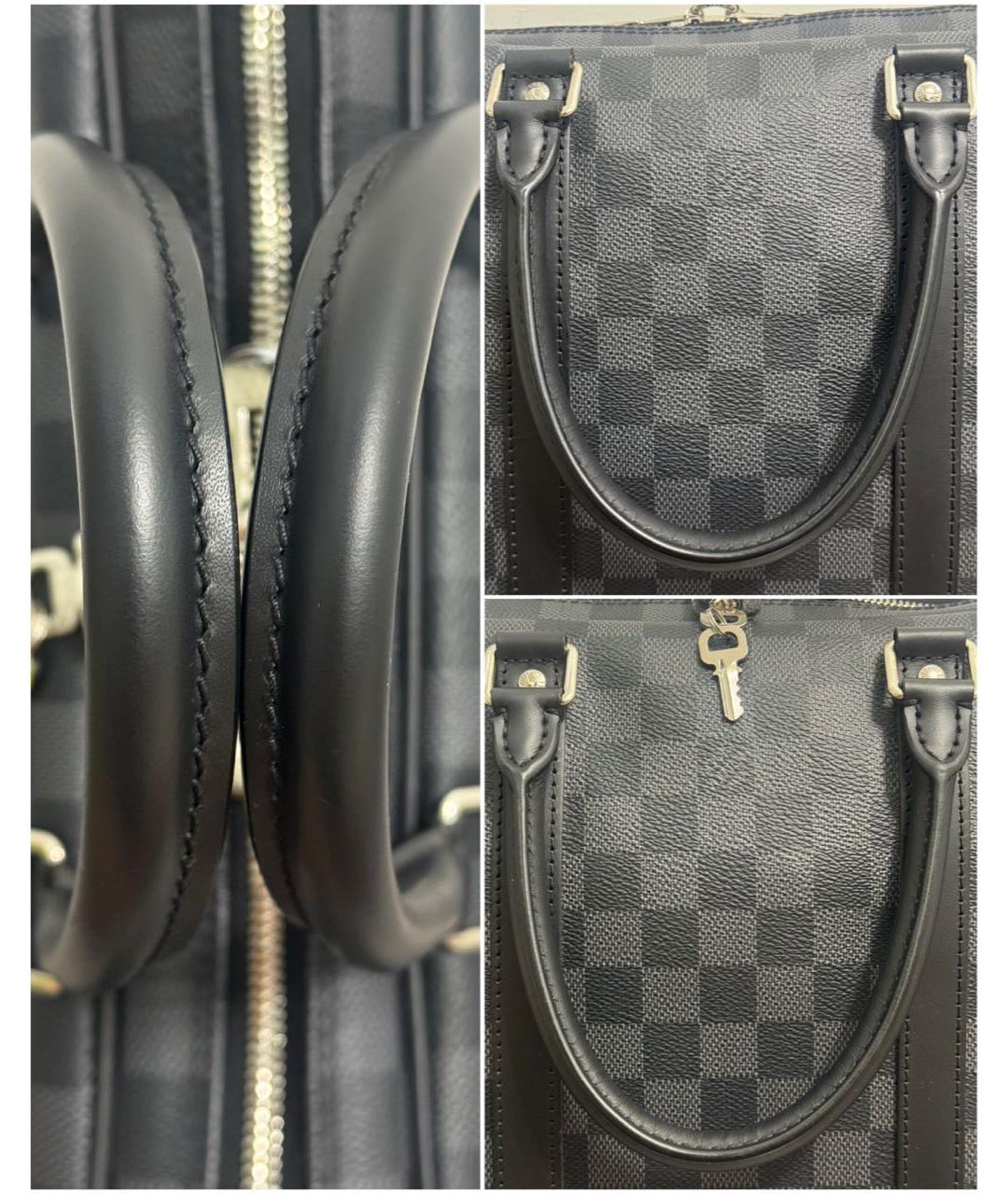 LOUIS VUITTON Черный портфель, фото 6