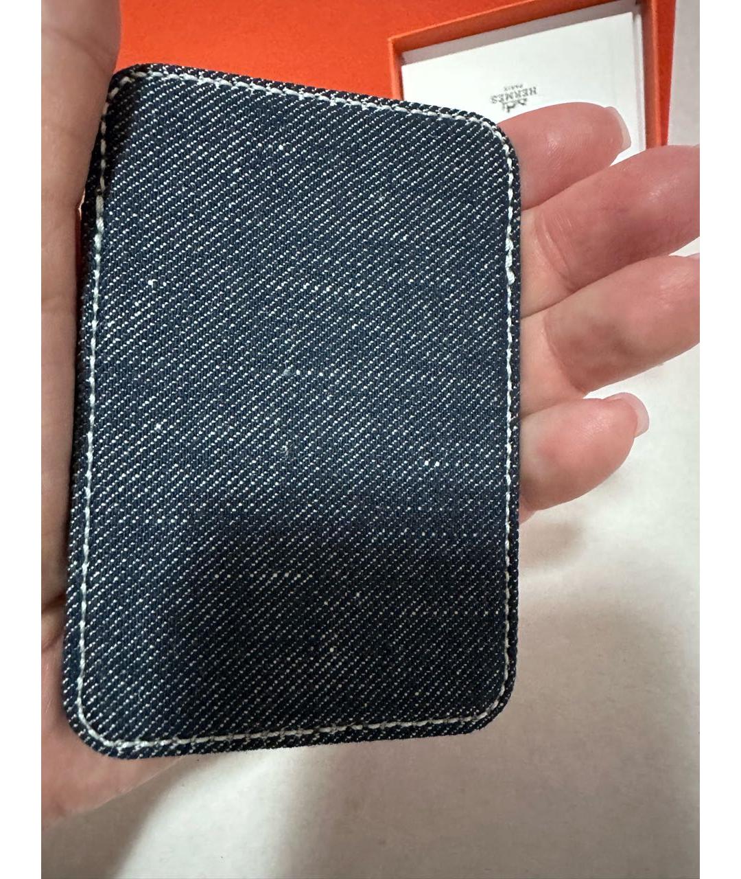 HERMES Синий кардхолдер, фото 2