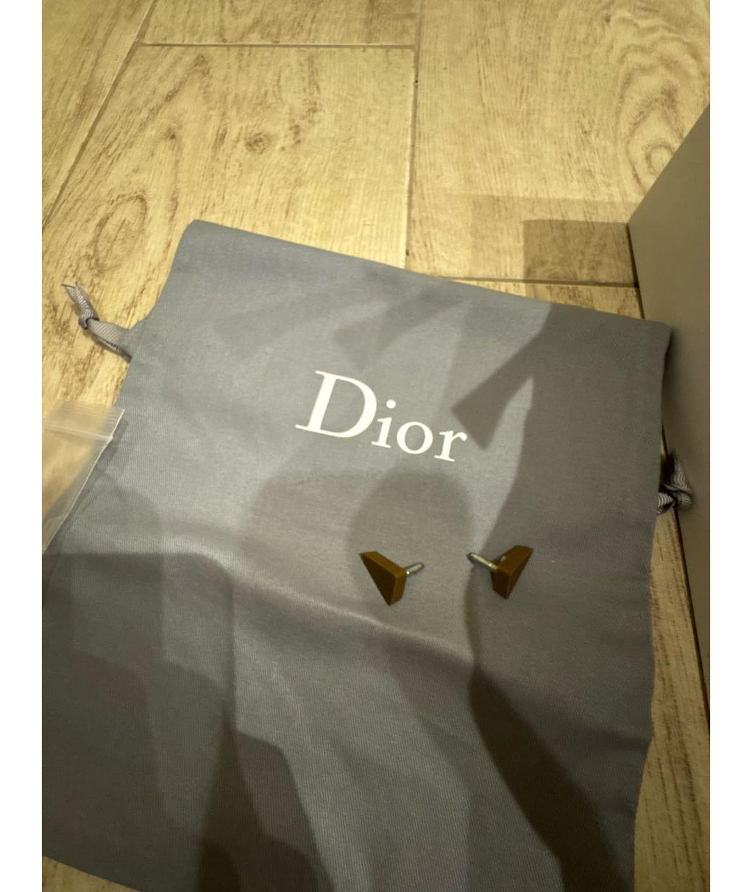 CHRISTIAN DIOR Голубые текстильные туфли, фото 5