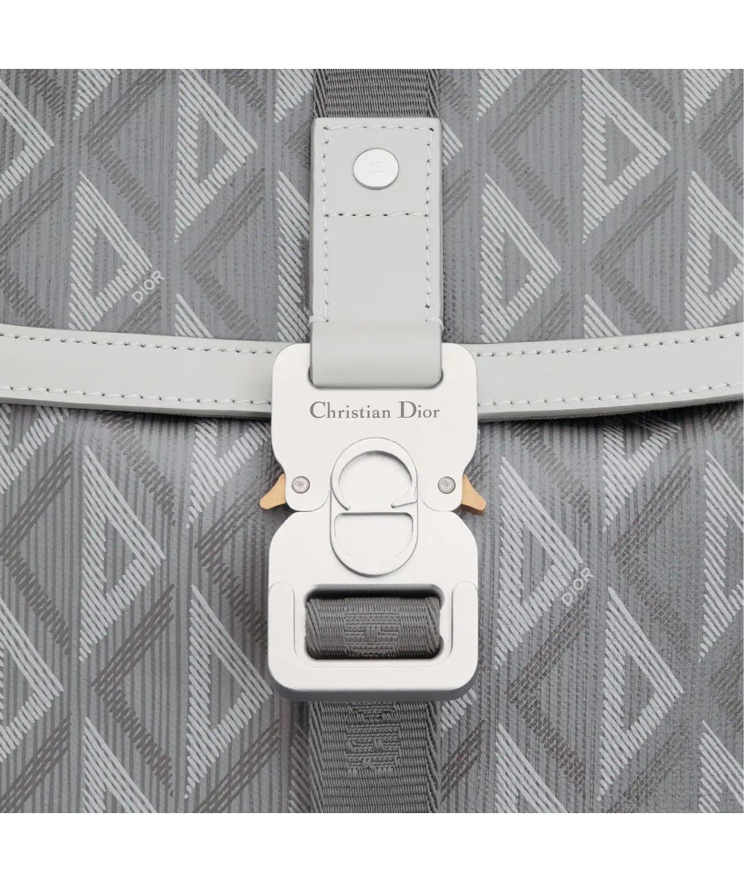 CHRISTIAN DIOR Серый рюкзак, фото 4