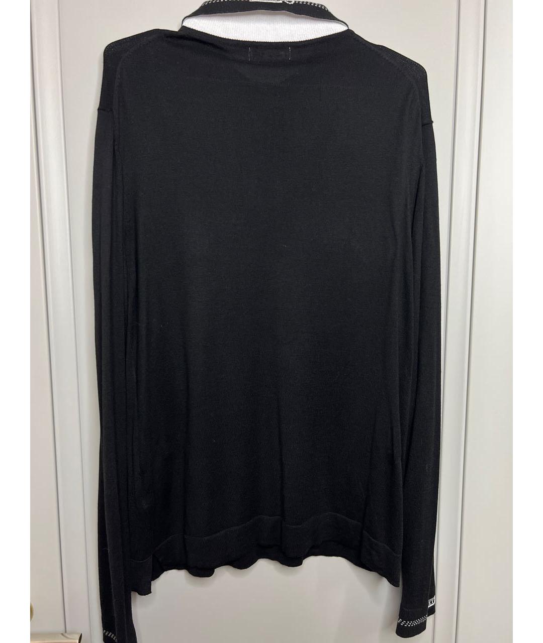ZILLI Черный хлопковый джемпер / свитер, фото 2