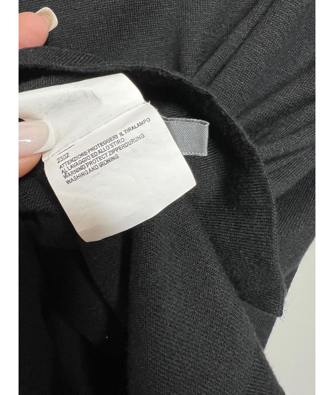 ZILLI Черный хлопковый джемпер / свитер, фото 6