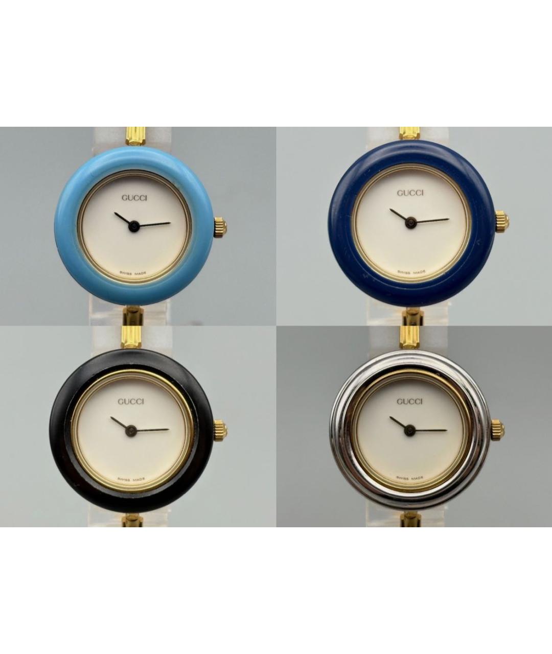 GUCCI Золотые металлические часы, фото 7