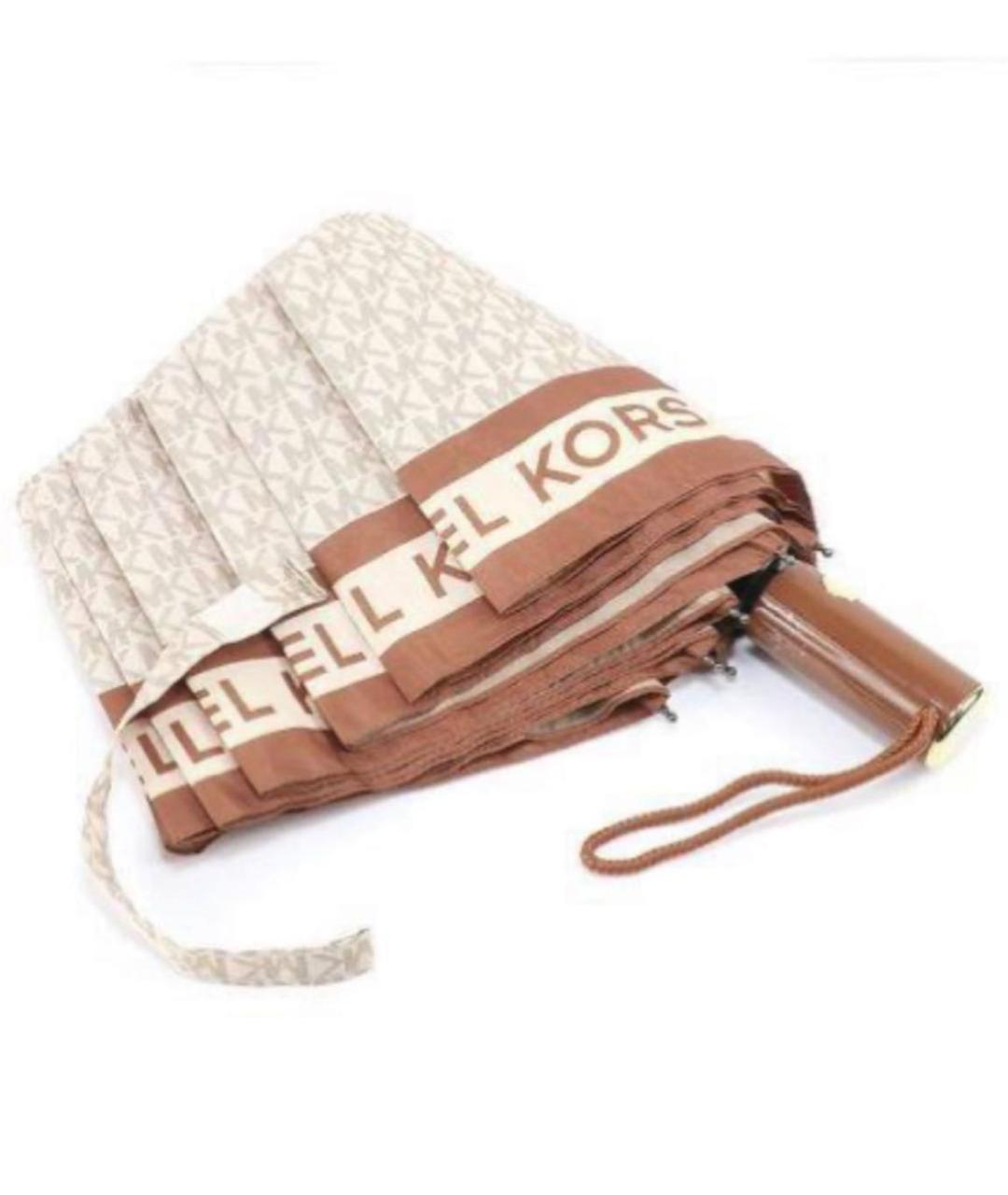 MICHAEL MICHAEL KORS Бежевый зонт, фото 3