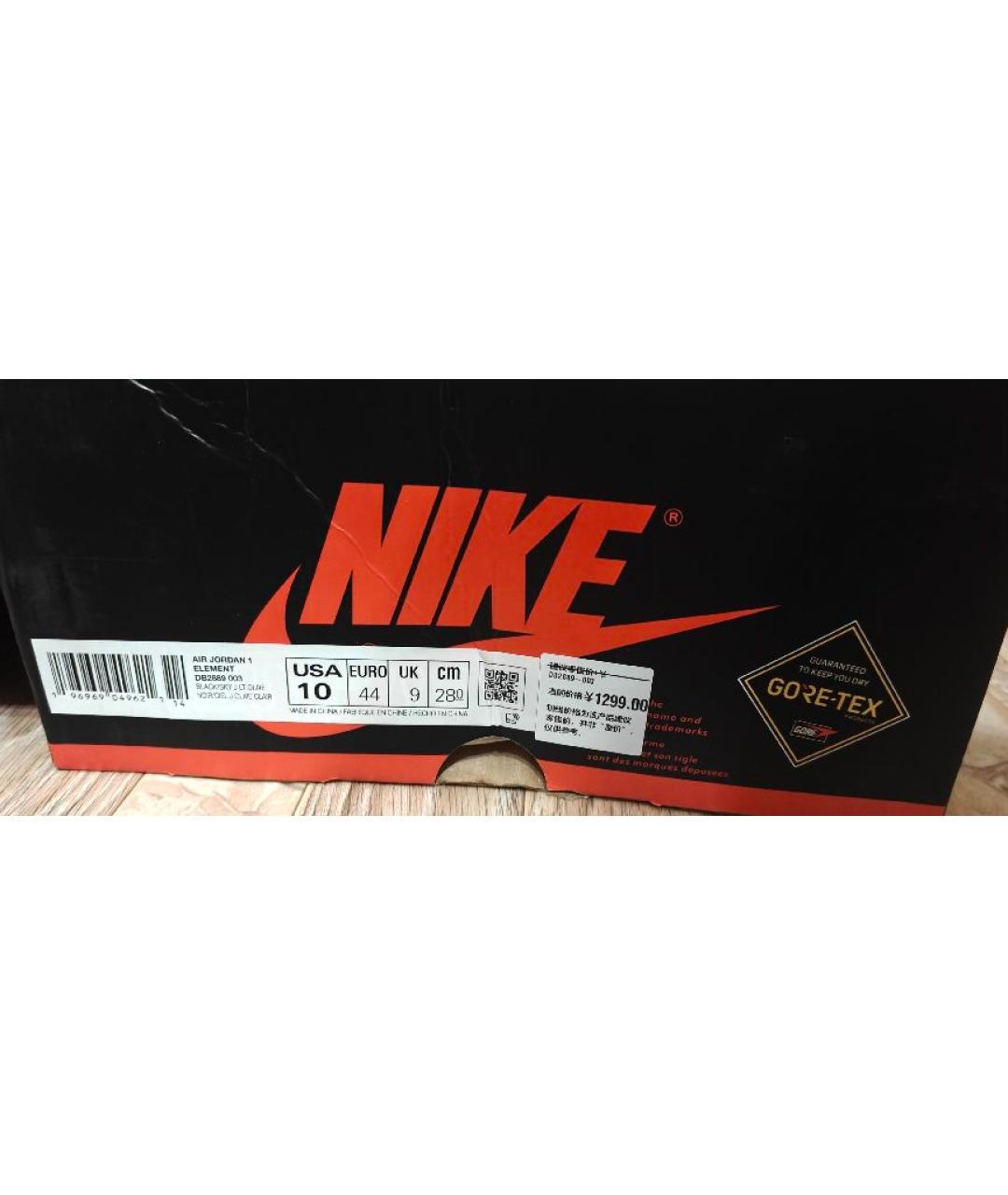 JORDAN Черные высокие кроссовки / кеды, фото 6