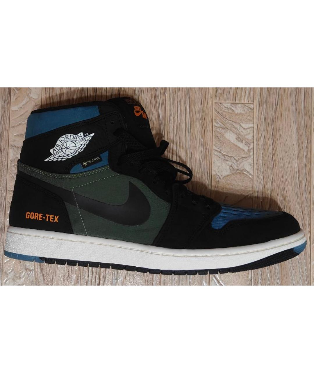 JORDAN Черные высокие кроссовки / кеды, фото 8