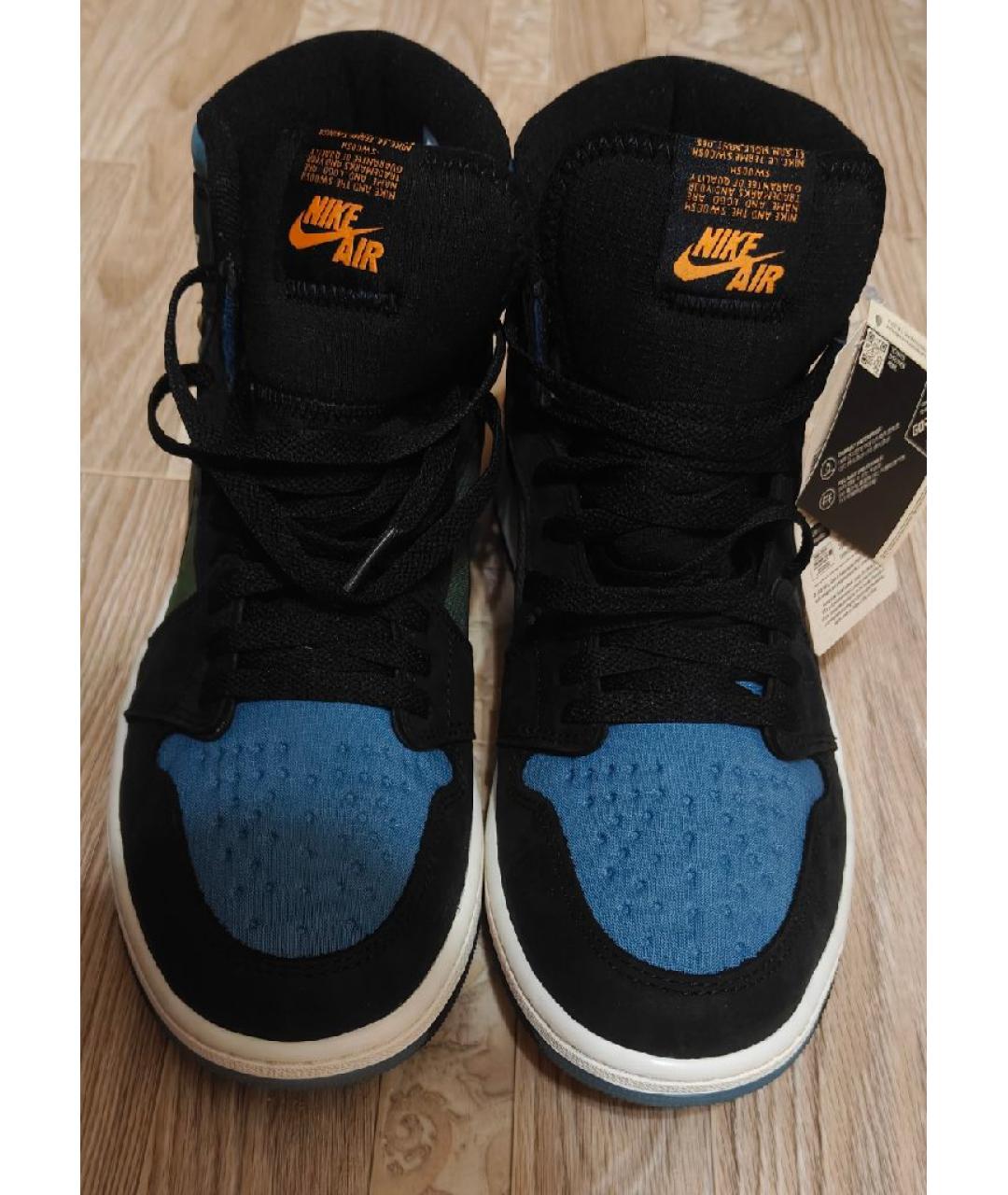 JORDAN Черные высокие кроссовки / кеды, фото 2