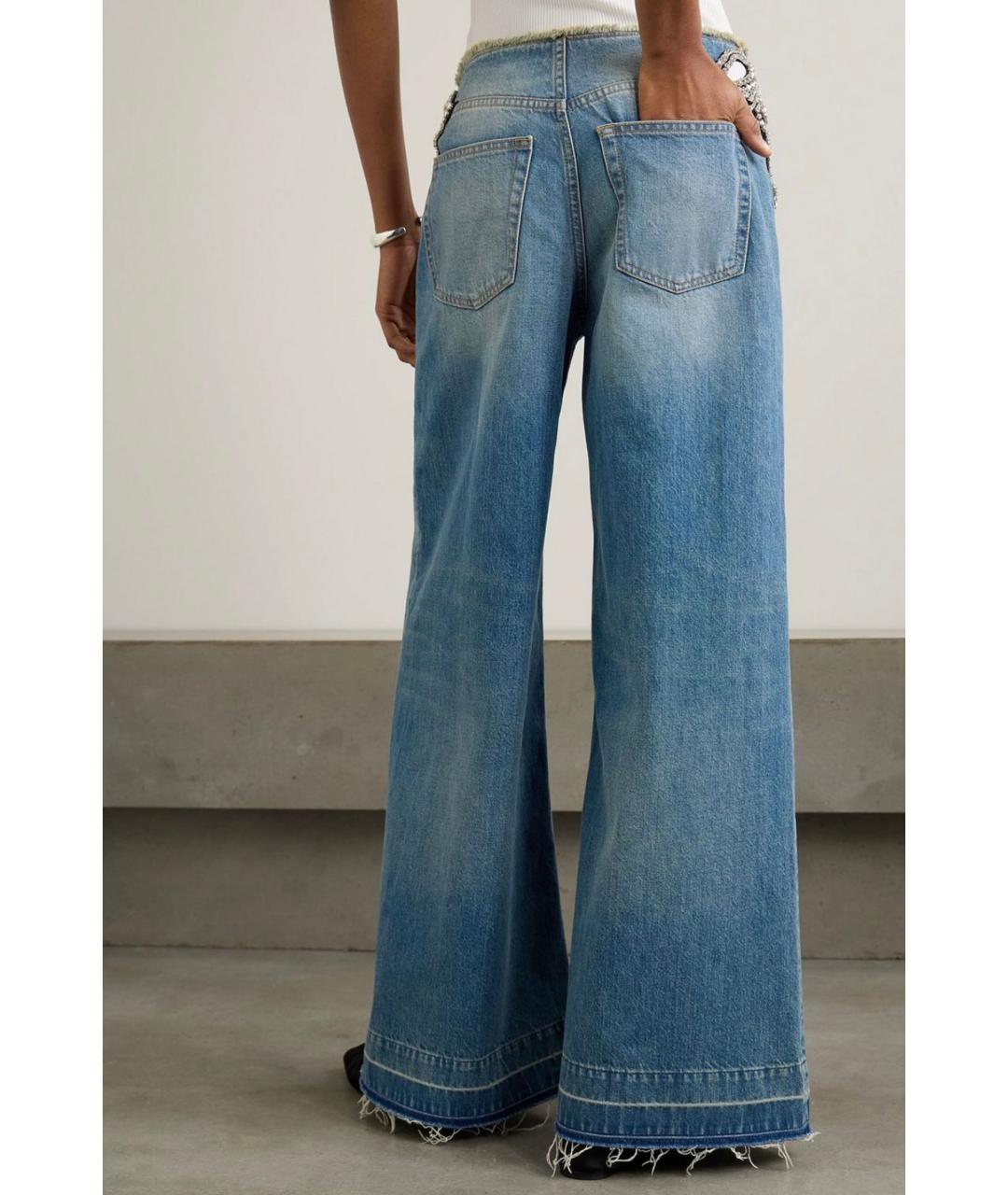 STELLA MCCARTNEY Синие джинсы клеш, фото 4