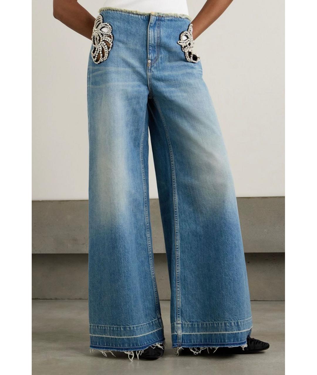 STELLA MCCARTNEY Синие джинсы клеш, фото 3