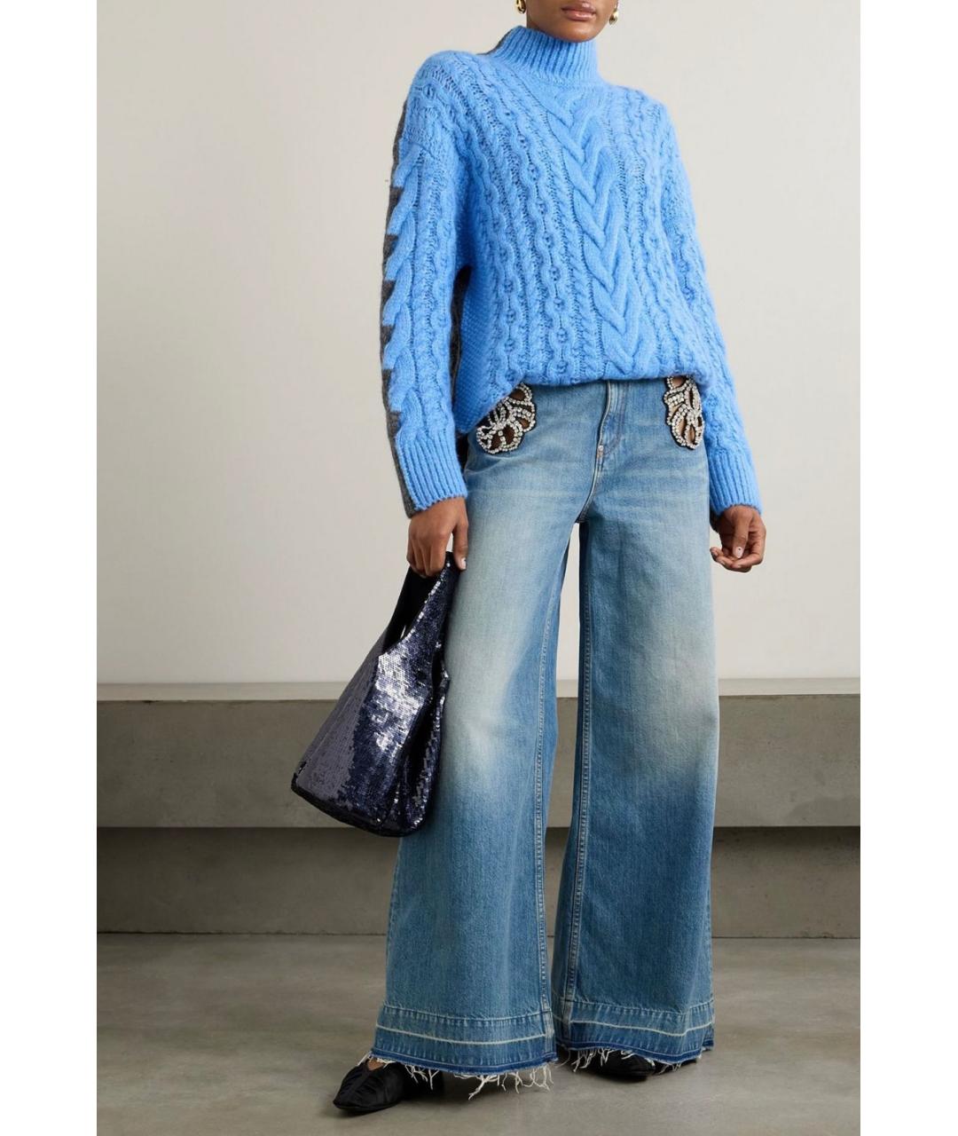 STELLA MCCARTNEY Синие джинсы клеш, фото 2