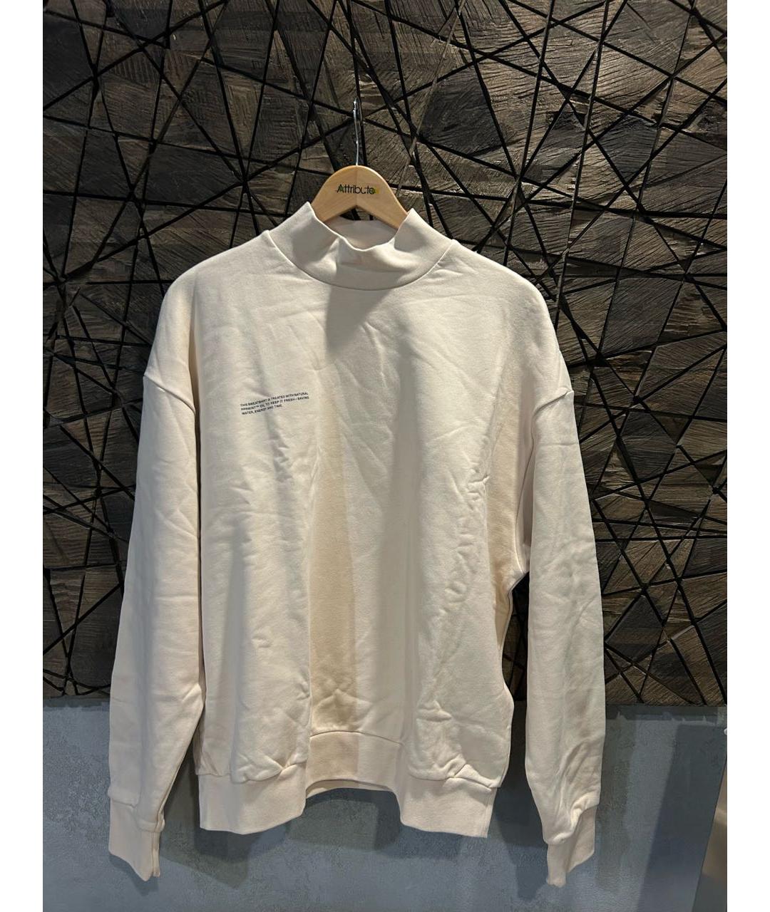 THE PANGAIA Бежевый хлопковый костюм с брюками, фото 3