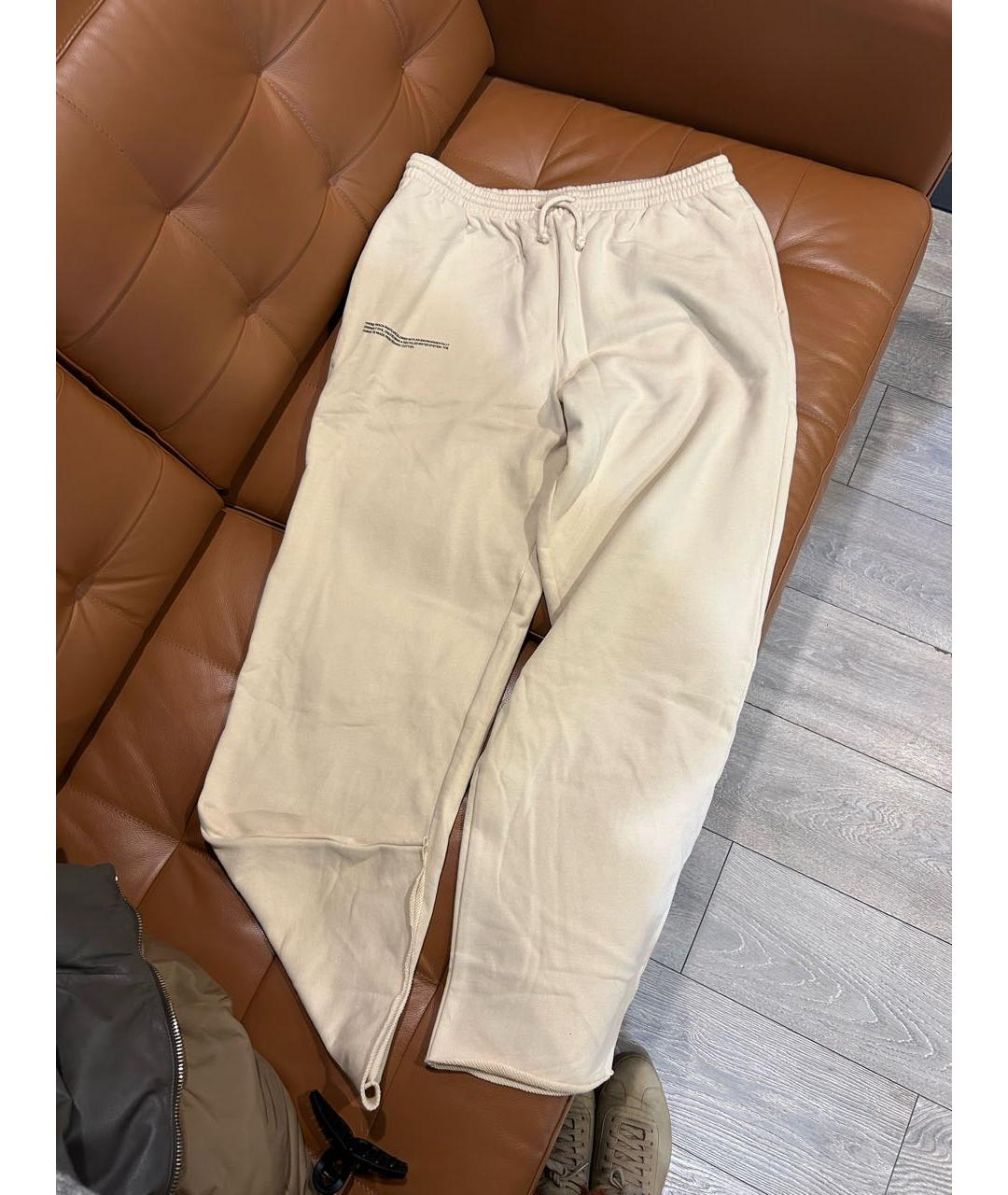 THE PANGAIA Бежевый хлопковый костюм с брюками, фото 4