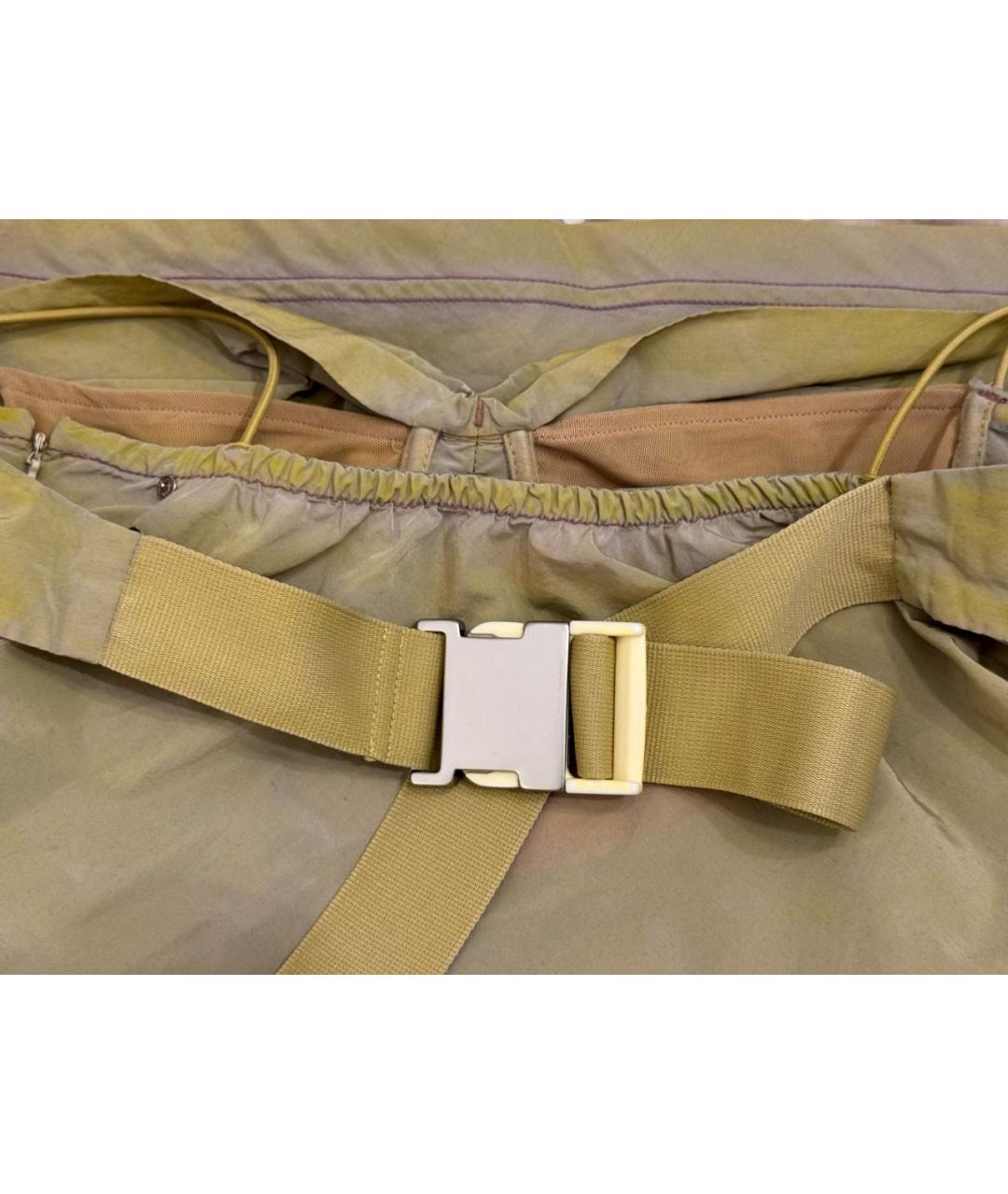 DIESEL Хаки полиамидовое повседневное платье, фото 6