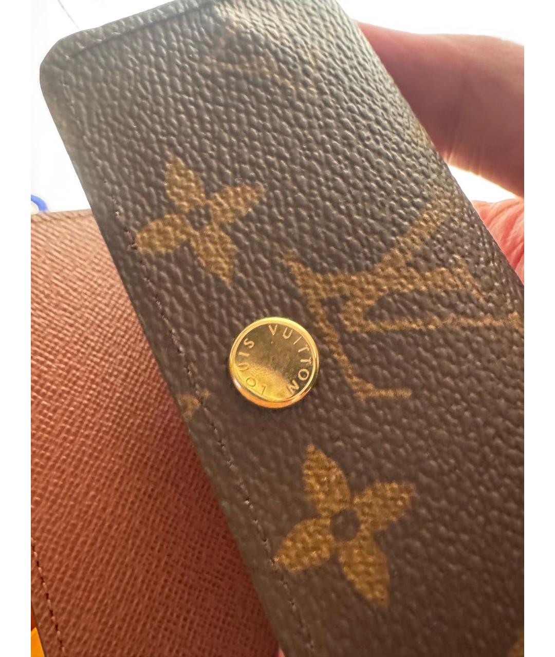 LOUIS VUITTON Коричневая ключница, фото 3